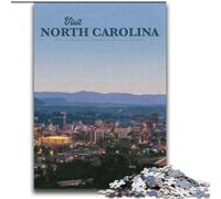 Puzzles pour Adultes 1000 Puzzles Visitez la Caroline du Nord, pour 14 Ans et Plus pour Le Plaisir en Famille et Les soirées de Jeux Collection d'artistes, Beaux-Arts 75x100cm
