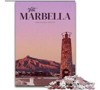 Puzzles pour Adultes 1000 Puzzles Visitez Marbella, pour 14+ pour Le Plaisir en Famille et Les soirées de Jeux Collection d'artistes, Beaux-Arts 50x75cm