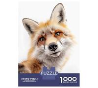 Puzzles pour Adultes 1000 Red Fox Selfie Puzzles pour Adultes Jeux De Société pour Passer Le Temps À La Maison Cadeaux pour Les Amis Et La Famille 70x50cm/1000pcs