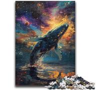 Puzzles pour Adultes 1000 sauts de Baleines pour 14 Ans et Plus Jeux éducatifs pour Adultes et Adolescents Illustration Cadeau 50x75cm