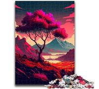 Puzzles pour Adultes 1000 scènes rétro vibrantes Convient aux 14 Ans et Plus Jeux familiaux Offrez des Cadeaux pour Toute la Famille 26x38cm