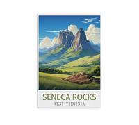 Puzzles pour Adultes 1000 Seneca Rocks West Virginia Jeu de défi pour Tout pour Femmes, Cadeaux pour Hommes 26x38cm