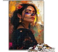 Puzzles pour Adultes 1000 Skullgirls, Casse-tête pour décoration Murale, Cadeaux d'anniversaire et de Noël Uniques pour Les 14 Ans (Taille 26x38cm)