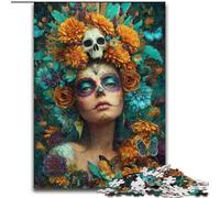 Puzzles pour Adultes 1000 squelettes de Fille, pour Les 14 Ans et Plus, Chaque pièce est Unique - Jeu Amusant et Stimulant pour Toute la Famille Bon Cadeau (Taille 26x38cm)