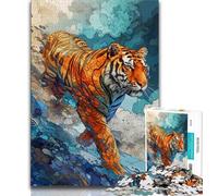 Puzzles pour Adultes 1000 Tigres fantastiques, Aidez Le Cerveau à exercer des Jouets addictifs pour cultiver la Patience, décoration Parfaite (75x50cm)