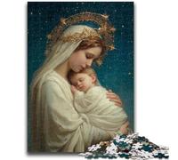 Puzzles pour Adultes 1000 œuvres de Jésus, à partir de 14 Ans Chaque pièce est Unique Un Jeu Amusant et Stimulant pour Toute la Famille Bon Cadeau 26x38cm