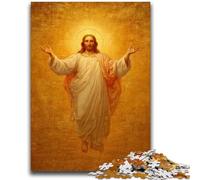 Puzzles pour Adultes 1000 œuvres de Jésus, à partir de 14 Ans Chaque pièce est Unique Un Jeu Amusant et Stimulant pour Toute la Famille Bon Cadeau 50x75cm