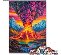 Puzzles pour Adultes 1000 volcans en éruption, Jeu intellectuel, éléphant, Cadeau d'anniversaire, décoration Murale pour Les 14 Ans et Plus (Taille 50x75cm)