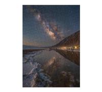 Puzzles pour Adultes 1000pcs(38x26cm) Puzzle Milky Way Reflection in Death Valley Jeux De Puzzle en Famille - Défi Difficile - Jeu Stimulant - Cadeaux
