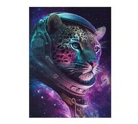 Puzzles pour Adultes 1000pcs(52x38cm) Leopard Astronaut Space Suit-2 Puzzles pour Adultes : Jeux De Détente, Activités Amusantes À Faire À La Maison, 1000pcs(52x38cm)