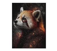 Puzzles pour Adultes 1000pcs(52x38cm) Puzzles Red Panda Galaxy Art Print -2 Puzzles pour Adultes Jeu De Réflexion Cadeau d'anniversaire Difficile Et Stimulant 1000pcs(52x38cm)