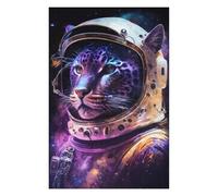 Puzzles pour Adultes 1000pcs(75x50cm) Cosmic Leopard Astronaut Puzzles pour Adultes - Décoration Murale - Cadeaux De Noël Et d'anniversaire 1000pcs(75x50cm)