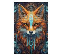 Puzzles pour Adultes 1000pcs(75x50cm) Neon Tribe Fox Puzzle pour Adultes - Décoration Murale - Cadeaux Souvenirs pour Vos Proches 1000pcs(75x50cm)