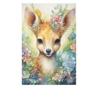 Puzzles pour Adultes 1000pcs(75x50cm) Puzzles Bambi in Flower Garden Puzzle pour Adultes, Jouet, Décoration Murale, Motif À Assembler, Idéal comme Cadeau pour Toute La Famille 1000pcs(75x50cm)