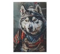 Puzzles pour Adultes 1000pcs(75x50cm) Puzzles Samurai Wolf Armor Art Print Puzzle pour Adultes, Jouet, Décoration Murale, Cadeaux pour Femmes, Cadeaux d'anniversaire Uniques 1000pcs(75x50cm)