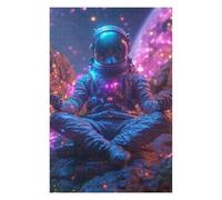 Puzzles pour Adultes 1000pcs(75x50cm) Puzzles Space Astronaut in Meditation Pose Puzzle pour Adultes, Jouet, Décoration Murale, Cadeaux pour Femmes, Cadeaux d'anniversaire Uniques 1000pcs(75x50cm)
