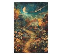 Puzzles pour Adultes 1000pcs(75x50cm) Whimsical Garden Pathway Scene Puzzles pour Adultes, Jouet, Décoration Murale, Amusant Et Humoristique, pour Les Joueurs 1000pcs(75x50cm)