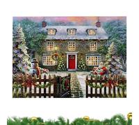 Puzzles pour Adultes 1008 Pièces - Puzzles pour Adultes sur Le Thème du Paysage de Noël,Jeux De Réflexion Interactifs pour La Famille,pour Les Vacances, Anniversaires, Soirées de Jeu, Cadeaux pour et