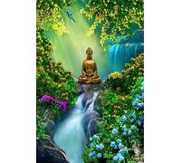 Puzzles pour Adultes 1500 PièCes Puzzles Statue de Bouddha en Bois Puzzle Hands on Game Famille DéCoration (F2, 1500 pièces)