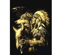 Puzzles pour Adultes 1500 PièCes Puzzles Totem Indien en Bois Puzzle Hands on Game Famille DéCoration (F7, 1500 pièces)