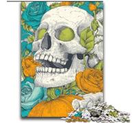 Puzzles pour Adultes 2 000 citrouilles squelettes, Jeux d'activités familiales stimulants, Jouets à Faire soi-même pour décoration Murale, Cadeaux, 70 x 100 cm