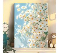 Puzzles pour Adultes 200 pièces, 35x25 cm Puzzles pour Adultes Jeu éducatif Challenge Toy 200 pièces Belles Fleurs Marguerites Puzzle pour Enfants