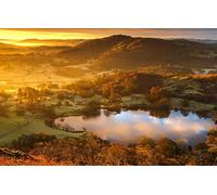 Puzzles pour Adultes 200 pièces Noël, beauté Naturelle, Angleterre, Lake District, Cumbria, lac 35x25CM