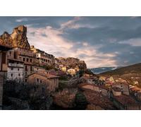 Puzzles pour Adultes 200 Ville sur Une Falaise sous Un Beau Ciel 35x25CM