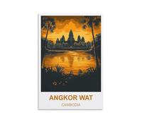 Puzzles pour Adultes 2000, Angkor Wat Cambodge. Puzzles en Papier adaptés aux Adultes, aux Enfants et aux familles. Jeu Anti-Stress. 100 x 70 cm.