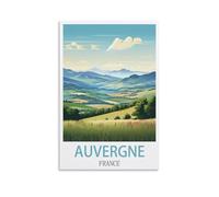 Puzzles pour Adultes 2000, Auvergne France Posters Puzzles pour Adultes, Puzzles Difficiles, Jeu de Puzzle pour Le Tout pour Femmes, Cadeaux pour Hommes, 100x70cm