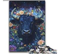Puzzles pour Adultes 2000 Black Yak Jeux éducatifs Décoration d'intérieur Cadeau d'anniversaire, Cadeaux pour 14 Ans et Plus 70x100cm