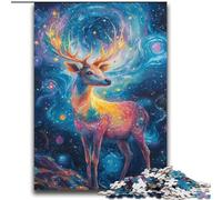 Puzzles pour Adultes 2000 Cerfs de l'espace pour 14 Ans et Plus Jeux éducatifs pour Adultes et Adolescents Illustration Cadeau 70x100cm