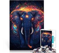 Puzzles pour Adultes 2000 Éléphant Magique Fait de Papier，pour Les 14 Ans et Plus Course de Vitesse à la Main Cadeaux de Jeux de Noël。Taille：70x100cm/27.5x39.3pouce