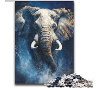 Puzzles pour Adultes 2000 éléphants aquarelles pour 14 Ans et Plus Jeu de réflexion pour Adultes et Adolescents 70x100cm