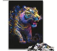 Puzzles pour Adultes 2000 Galaxy Fantasy Tiger Jeu Stimulant Jouets à Offrir en Cadeau pour Toute la Famille à partir de 14 Ans 70x100cm