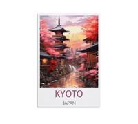 Puzzles pour Adultes 2000 Kyoto Japon Posters Puzzles pour des Jeux d'activité familiale stimulants Puzzle à Faire soi-même pour la décoration intérieure 70x100CM