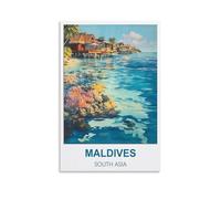Puzzles pour Adultes 2000, Maldives Asie du Sud, Puzzles stimulants, Jeu de Puzzle pour Toute la Famille (Femmes et Hommes), 100 x 70 cm