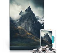 Puzzles pour Adultes 2000 pièces Affiches de Montagnes Fabriqué en Carton pour Les 14 Ans et Plus Jeu Stimulant Excellent Cadeau pour Les Jeux。Taille：70x100cm/27.5x39.3pouce