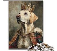 Puzzles pour Adultes 2000 pièces Animaux Golden Retriever pour 14 Ans et Plus Jouet éducatif intellectuel décompressant Excellent Cadeau 70x100cm