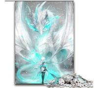 Puzzles pour Adultes 2000 pièces Anime Girl Dragon Anti-Stress Défi Difficile Chaque pièce est Unique - Jeu Familial Stimulant et Amusant 70x100cm