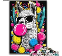 Puzzles pour Adultes 2000 pièces Art Alpaga Soulagement du Stress Séjour Tuer Le Temps Décoration Parfaite pour Les 14 Ans et Plus 70x100cm