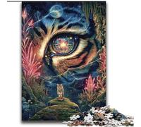 Puzzles pour Adultes 2000 pièces Art Animalier du Tigre Difficile à compléter mais Amusant et Humoristique avec Affiche et Feuille de Questions correspondantes 70x100cm