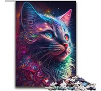 Puzzles pour Adultes 2000 pièces Art Cat pour Les 14 Ans et Plus Jeux Amusants Activités Amusantes à la Maison, Cadeaux d'anniversaire, Cadeaux de Voyage 70x100cm