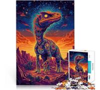 Puzzles pour Adultes 2000 pièces Art des Dinosaures Fabriqué en Carton pour Les 14 Ans et Plus Entraînez Votre Cerveau et Vos Mains Cadeaux de Jeux de Noël。Taille：70x100cm/27.5x39.3pouce