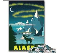 Puzzles pour Adultes 2000 pièces, Art du Voyage en Alaska, stimulent Le Cerveau, Jouets addictifs pour cultiver la Patience, décoration Parfaite 70x100cm