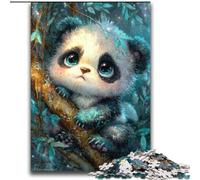 Puzzles pour Adultes 2000 pièces Bébé Panda, Anti-Stress Staycation Kill Time avec Affiche Assortie et Feuille de Questions 70x100cm