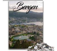 Puzzles pour Adultes 2000 pièces Bergen, à partir de 14 Ans, Jeux éducatifs, Jouets à Faire soi-même, œuvres d'art, Cadeau, 70x100cm