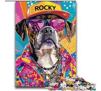 Puzzles pour Adultes 2000 pièces Boxer Dog pour et à partir de 14 Ans Jeu Pratique Jeu de Noël Cadeaux 70x100cm
