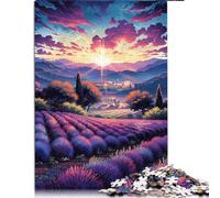 Puzzles pour Adultes 2000 pièces, Champs de Lavande en Provence, France Puzzle en Papier, pour Adultes et Enfants à partir de 12 Ans, Puzzles Difficiles et Difficiles pour Femmes et Hommes 。