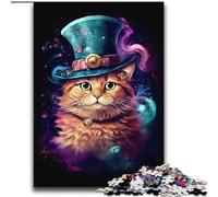 Puzzles pour Adultes 2000 pièces Chat Magique pour 14 Ans et Plus Jeu de défi Unique Jeux de Famille Cadeaux d'anniversaire de Noël 70x100cm
